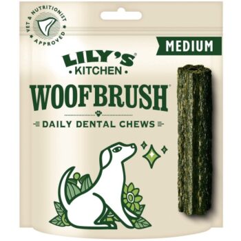 Lily's Kitchen Woofbrush Natural Dental Dog Chew Medium (7 x 196g)