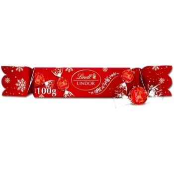 Lindt Lindor Milk Chocolate Truffles Cracker