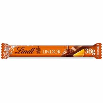 Lindt Lindor Milk Orange Chocolate Bar (38g)