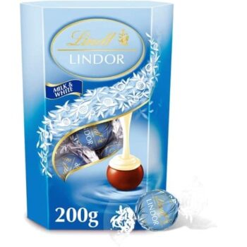 Lindt Lindor Milk & White Chocolate Box (200g)