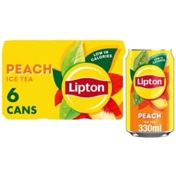 Lipton Ice Tea Peach Cans (6 x 330ml)