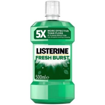 Listerine Antiseptic Fresh Burst Mouthwash Antibacterial Mouthwash Fresh (500ml)