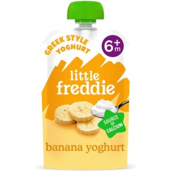 Little Freddie Organic Banana Greek Yoghurt Pouch 6M+ (100g)