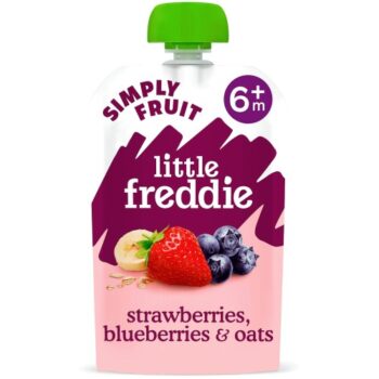 Little Freddie Organic Berries & Oats Pouch 6M+ (100g)