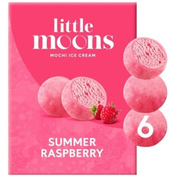 Little Moons Raspberry Mochi Ice Cream (6 x 32g)