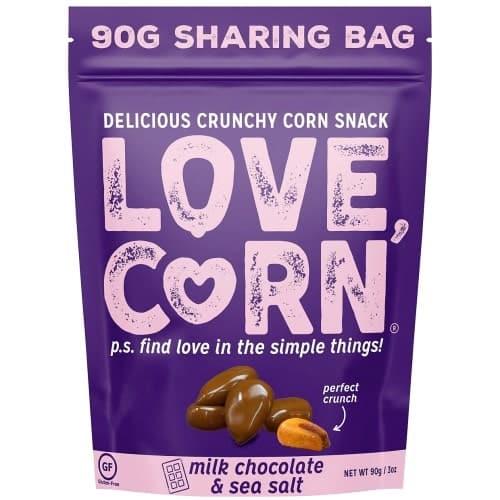 LOVE CORN Milk Chocolate & Sea Salt