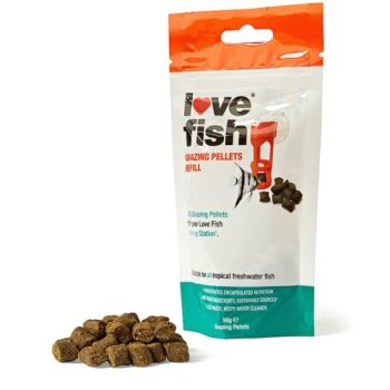 Love Fish Grazing Tropical Fish Food Pellets Refill (50g)