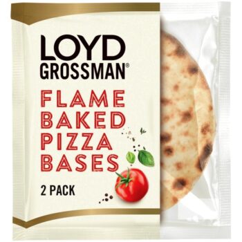 Loyd Grossman 2 Flame Baked Pizza Bases (2 x 220g)