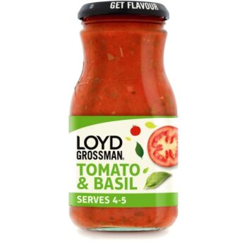 Loyd Grossman Tomato & Basil Pasta Sauce (660g)