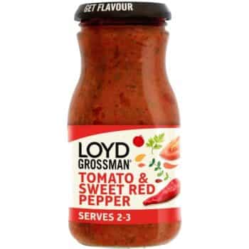 Loyd Grossman Tomato & Sweet Red Pepper Pasta Sauce (350g)