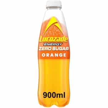 Lucozade Energy Zero Sugar Drink Orange (900ml)