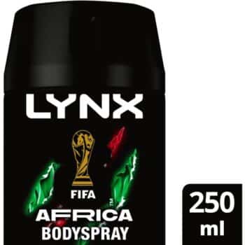 Lynx Africa G.O.A.T. Bodyspray Deodorant (250ml)