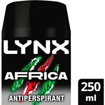 Lynx Africa XXL Anti-perspirant Deodorant Spray 48 Hour Dry (250ml)