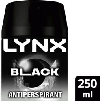 Lynx Black Antiperspirant Deodorant Spray (250ml)