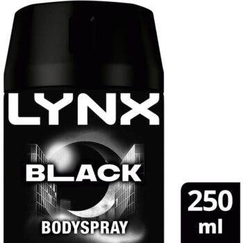 Lynx Black Bodyspray Deodorant XXL Men (250ml)