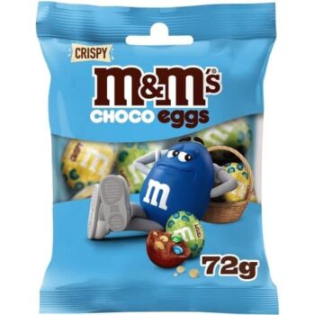 M&M's Crispy Milk Chocolate Chocolate Easter Mini Eggs Bag (72g)