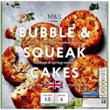 M&S 4 Bubble & Squeak Cakes