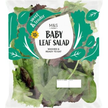 M&S Baby Leaf Salad Washed & Ready to Eat