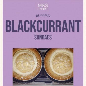 M&S Blackcurrant Sundaes