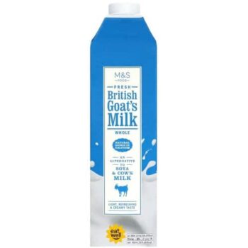 M&S British Fresh Goat's Whole Milk (1 Litre)