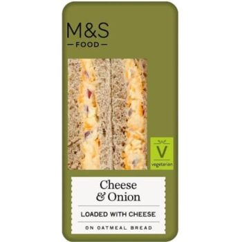 M&S Cheese & Onion Ready Made Sandwich