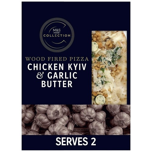 M&S Collection Chicken Kyiv Pizza with Roasted Garlic Butter (478g)
