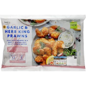 M&S Garlic & Herb King Prawns Frozen (250g)