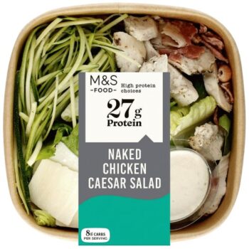 M&S High Protein Naked Chicken Caesar Salad Serves 1 (250g)