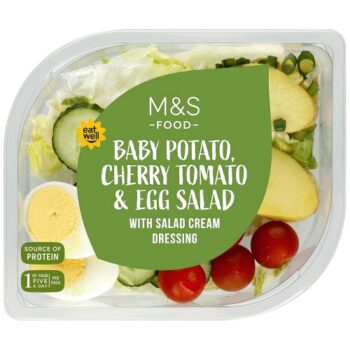 M&S New Potato Cherry Tomato & Egg Salad