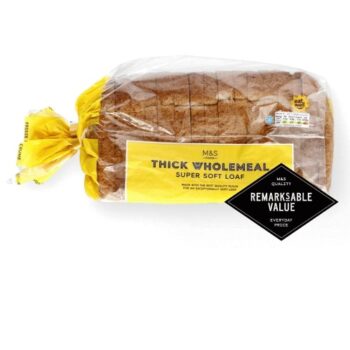 M&S Super Soft Wholemeal Thick Sliced Bread (800g)