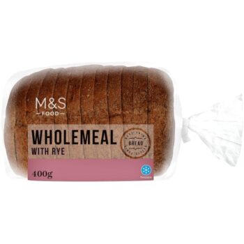 M&S Wholemeal Rye Sliced Bread Loaf (400g)