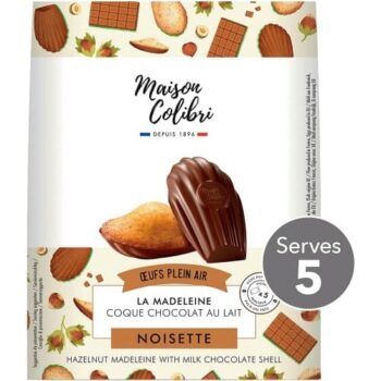 Maison Colibri Hazelnut Madeleine Milk Chocolate Shell (156g)