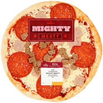 Market Street Mighty Meaty Thin Stonebaked 10" Pizza