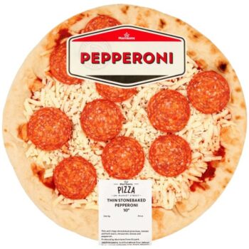 Market Street Thin Stonebaked Pepperoni 10" Pizza