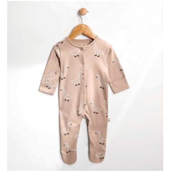 Maybe Baby Duck Print Sleepsuit