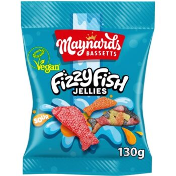 Maynards Bassetts Fizzy Fish Sweets Bag (130g)