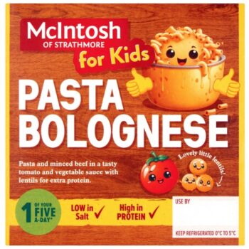 McIntosh Of Strathmore Kidz Pasta Bolognese