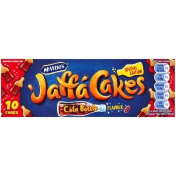 McVitie's Jaffa Cakes Original Chocolate Biscuits Cola Flavour 10 Cakes (110g)