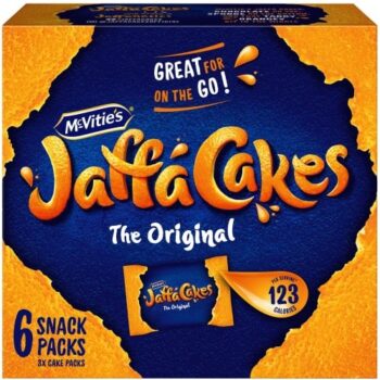 McVitie's The Original Jaffa Cakes Pocket Pack 6 Packs (198g)