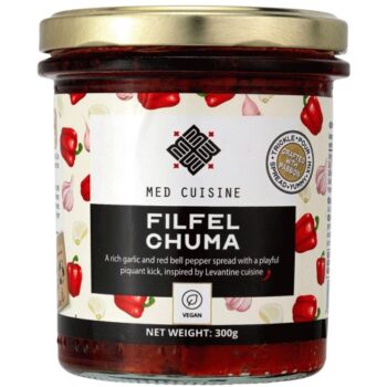 Med Cuisine Filfel Chuma Roasted Red Peppers Garlic & Spices Spread (300g)