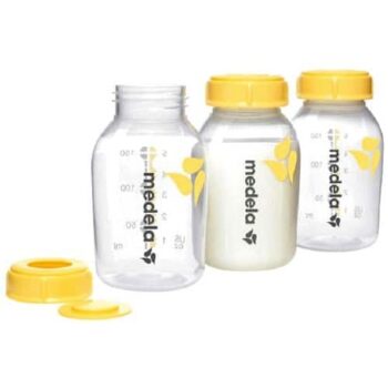 Medela Breastmilk Storage Bottles with lid (3Pack)