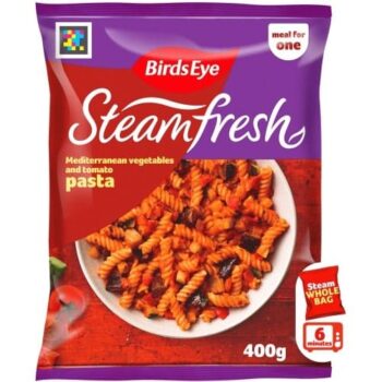 Mediterranean Vegetable and Tomato Pasta Meal for One (400g)
