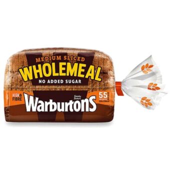 Medium Sliced Wholemeal No Added Sugar Loaf