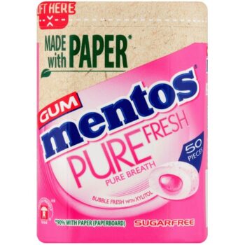 Mentos Pure Fresh Gum Breath Pieces 50Pc (50 x 100g)