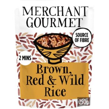 Merchant Gourmet Wholegrain Brown Red & Wild Rice (250g)