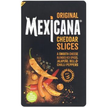 Mexicana Original Hot Cheddar Cheese Slices (160g)