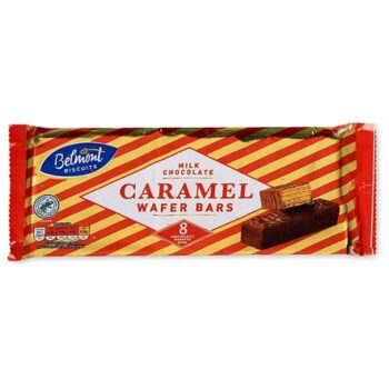 Milk Chocolate Caramel Wafer Bars (8)