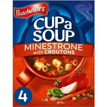 Minestrone Cup Soup with Croutons - 4 Sachets (4 x 94g)