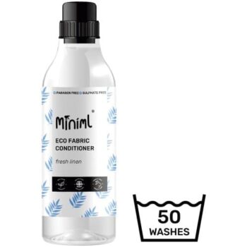 Miniml Fresh Linen Fabric Conditioner 50 Washes (1 Litre)