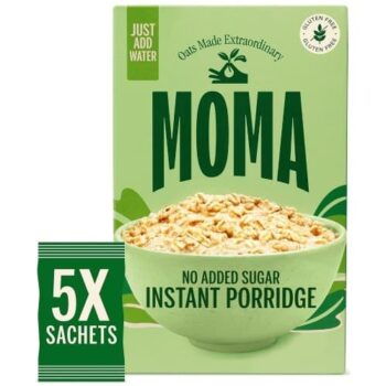 MOMA Jumbo Oat Porridge Sachets Plain (5 x 65g)